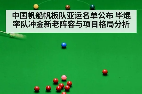 中国帆船帆板队亚运名单公布 毕焜率队冲金新老阵容与项目格局分析
